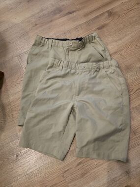 French Toast Light Olive Flat Front Men’s Shorts